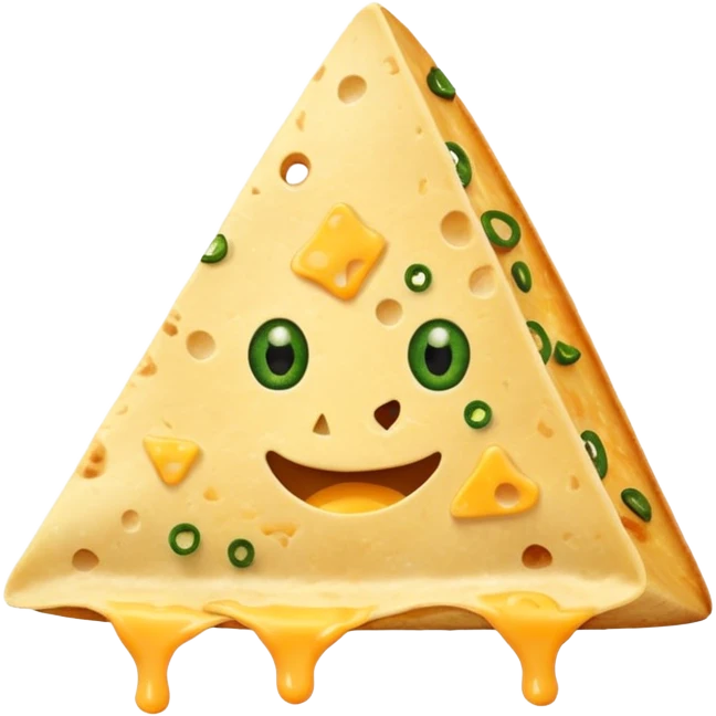 one single triangle nachos emoji