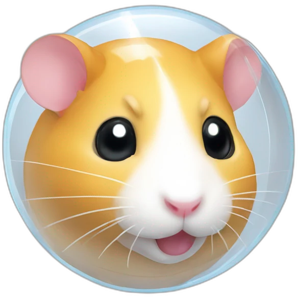 Clear plastic hamster tunnels emoji