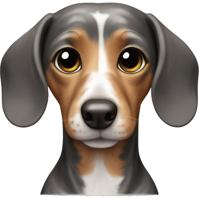 Marble dachshund emoji