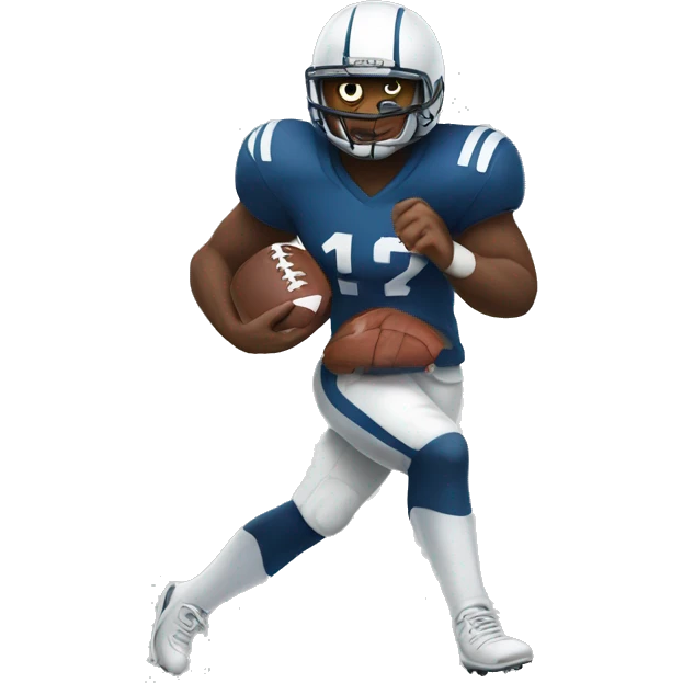 Football player mad emoji
