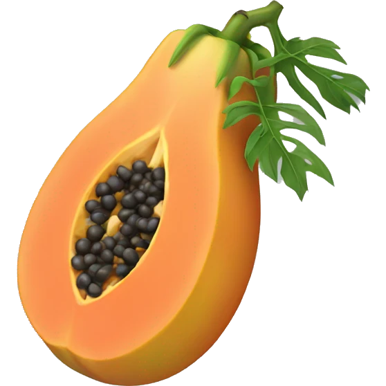 Papaya emoji