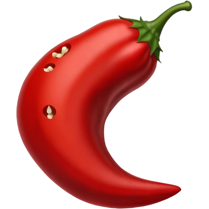 a chili spice cut in half emoji