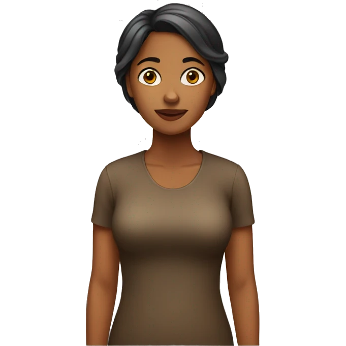 Brown Woman Standing  emoji
