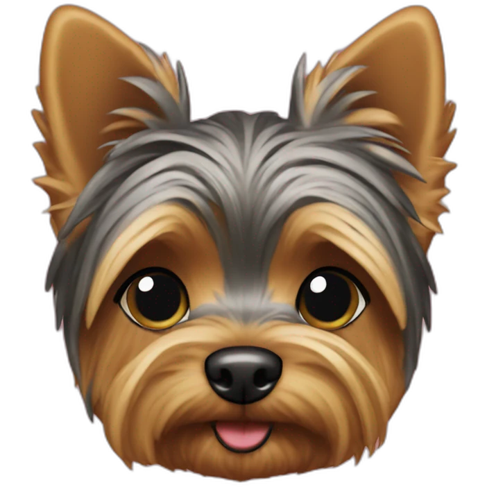 yorkie cookie emoji