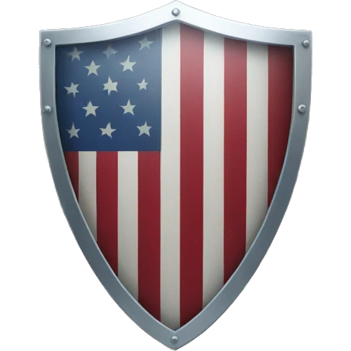 us star shield emoji