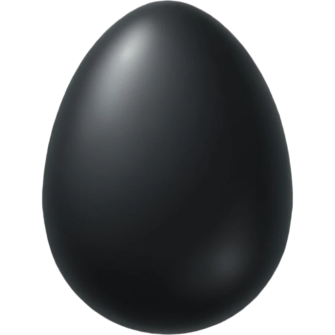 black onyx egg emoji