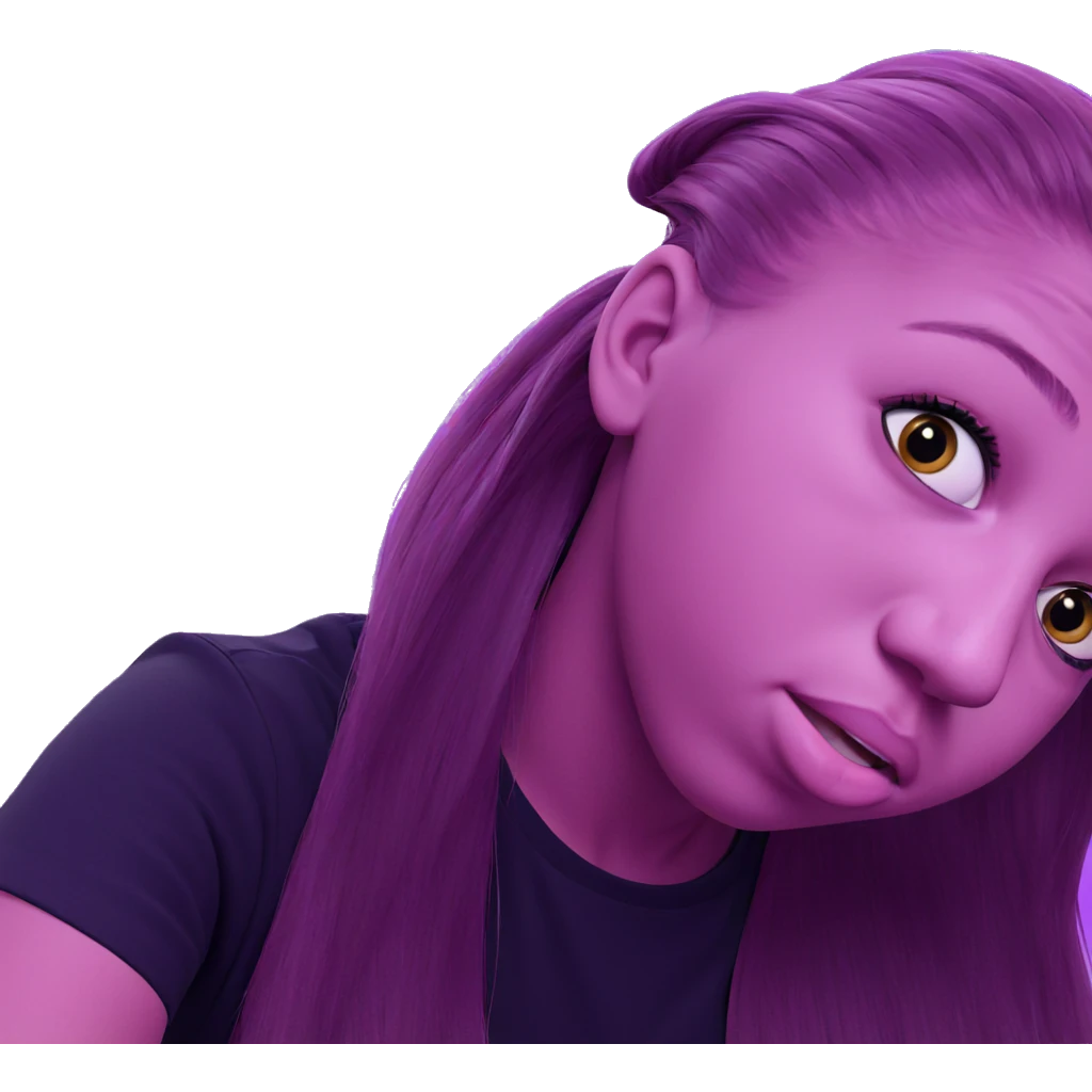 girl with long hair emoji