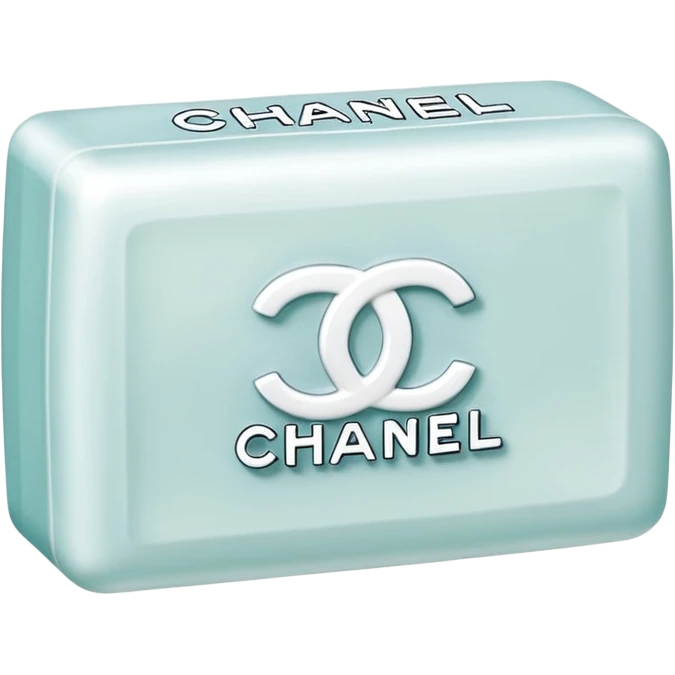 chanel white bar soap  emoji
