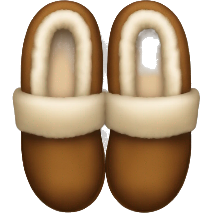 Brown ugg slippers emoji