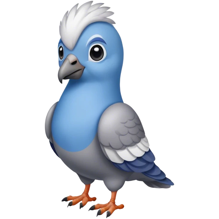 Pigeon wears a soccer jersey emoji