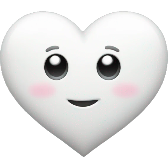 cute small white heart emoji