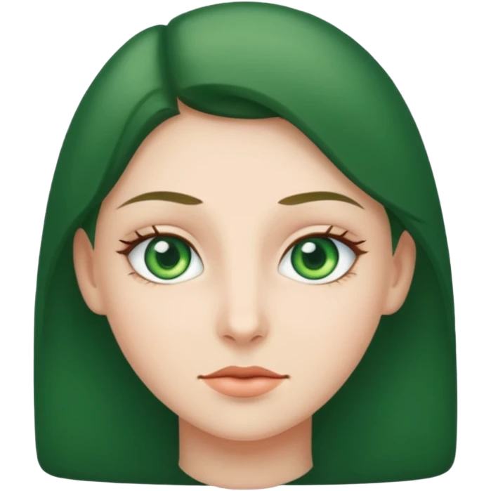 Ojitos verdes emoji