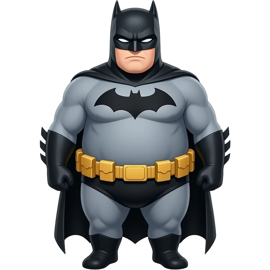 fat batman full body emoji