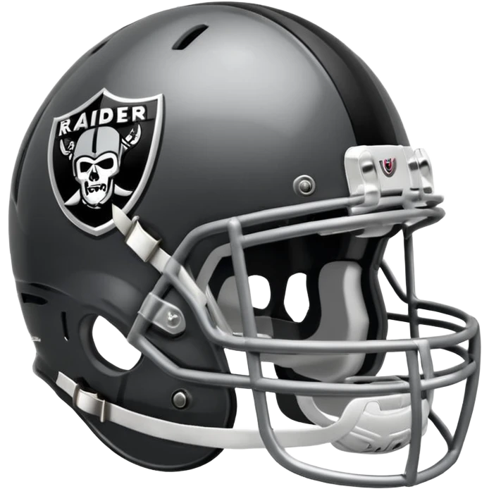 Raider football helmet  emoji