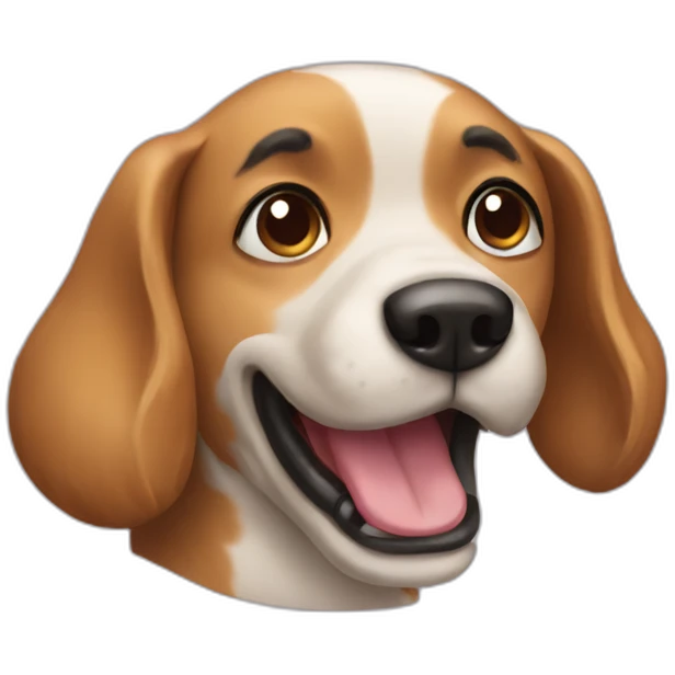 dog call phone emoji