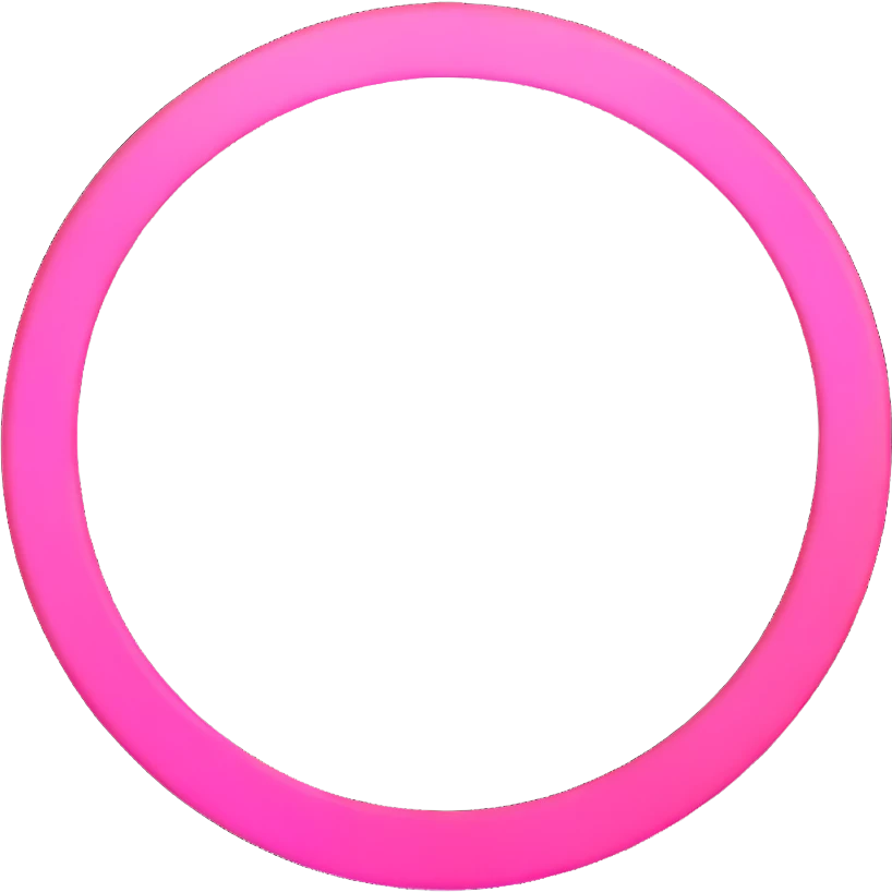 shiny smooth pink circle emoji