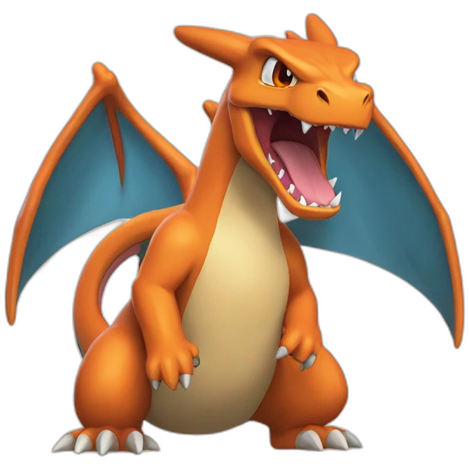 charizard roaring emoji