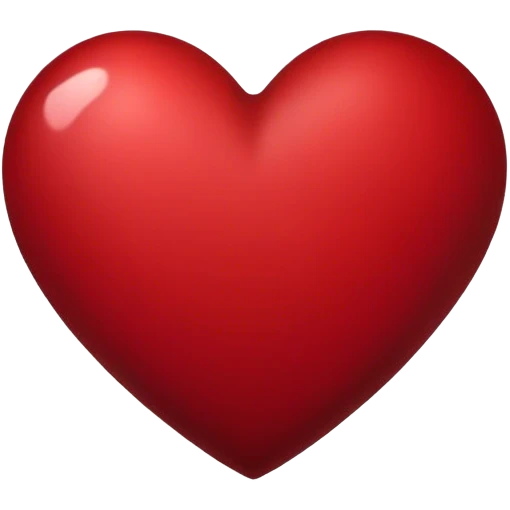 dark red heart emoji