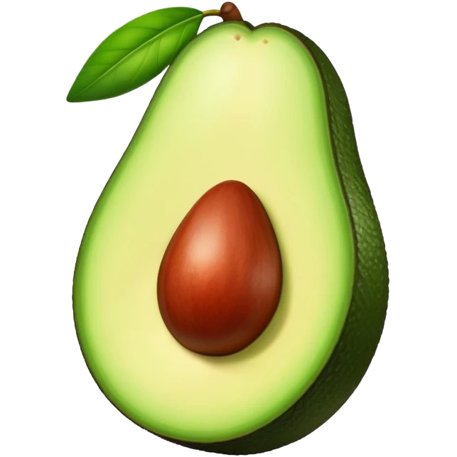 Aguacate con labios grandes  emoji