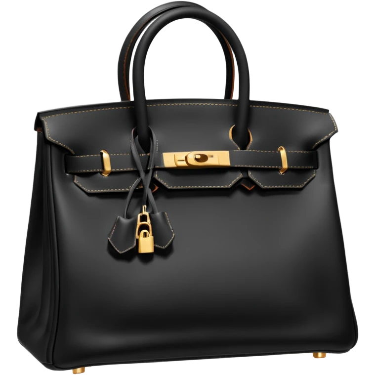 black hermes bag emoji