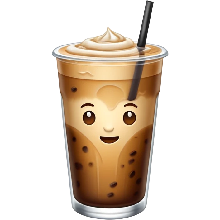 Iced coffee emoji