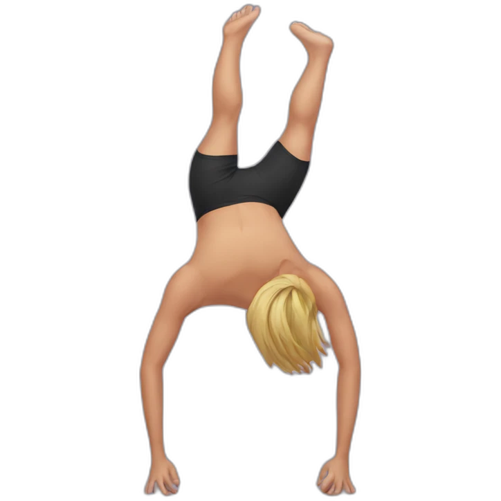 hand stand emoji