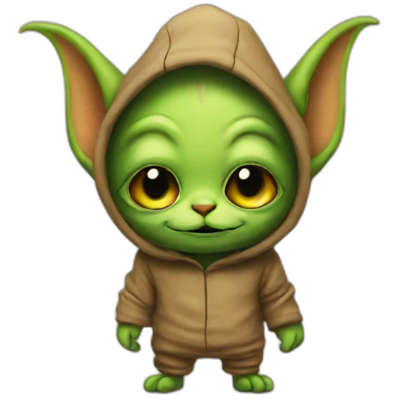 goblin in cat onesie emoji