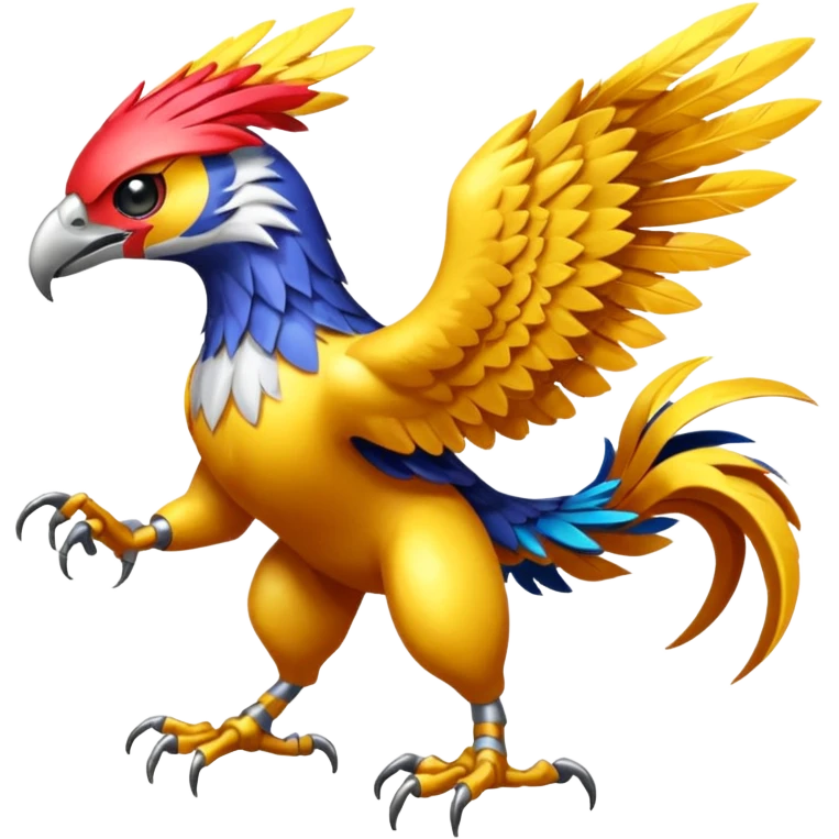 Hawkmon-Garudamon-Pteromon-fusion-hybrid emoji