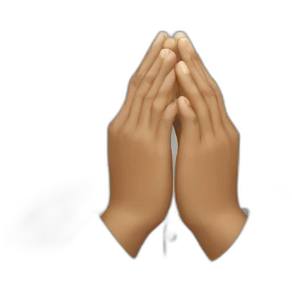 White people pray emoji emoji
