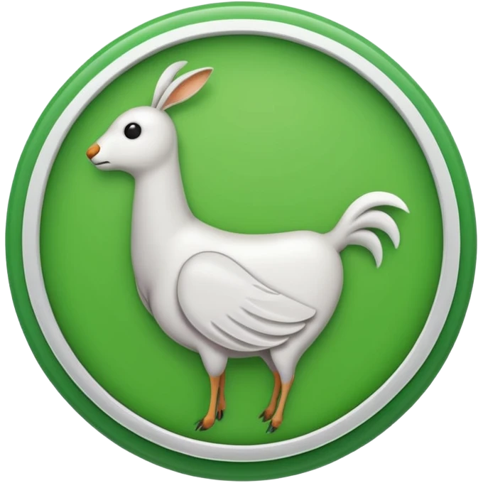 A white tick in a green circle emoji