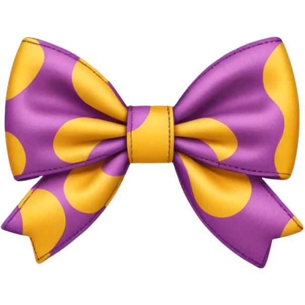 Bow print emoji