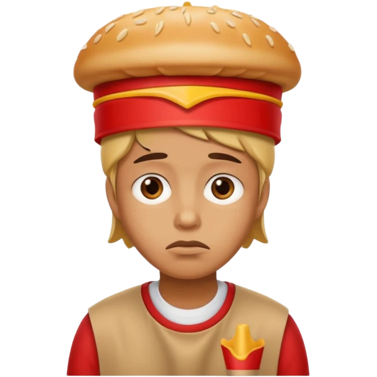 😔 this emoji with a fast over its head emoji