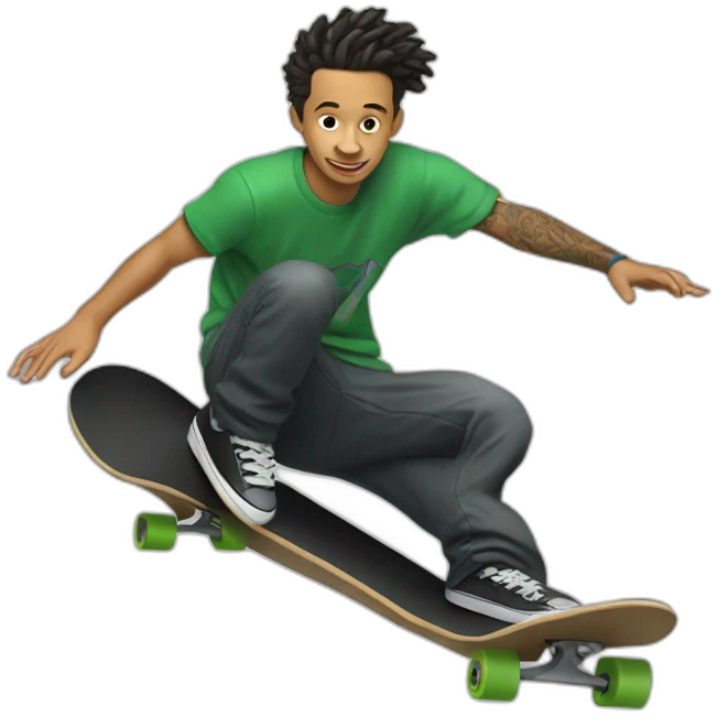 Nyjah Skateboarder emoji