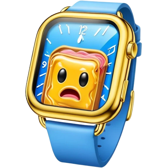 surreal dali style melting spam  watch landscape emoji