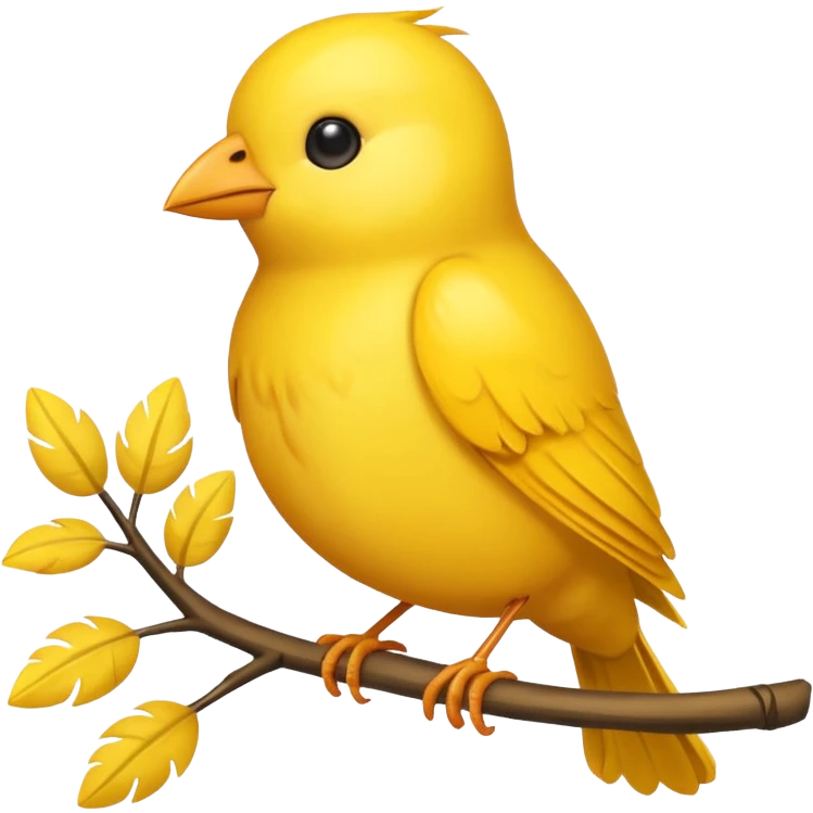 yellow bird emoji