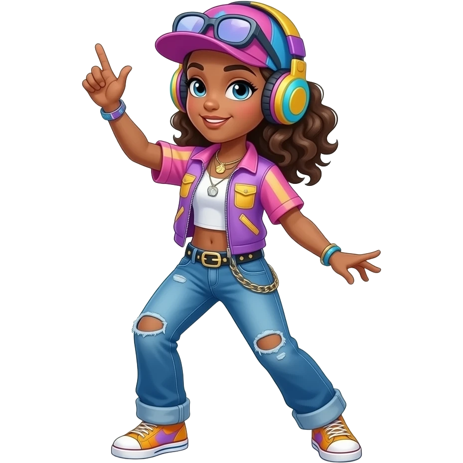 Candy raver electro pop dub stepper 80s lovin shuffler emoji