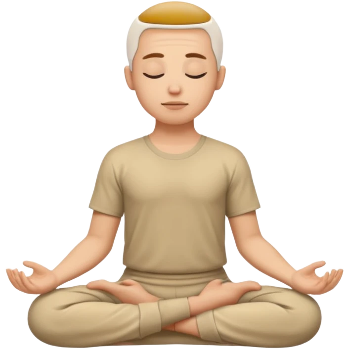 meditating emoji