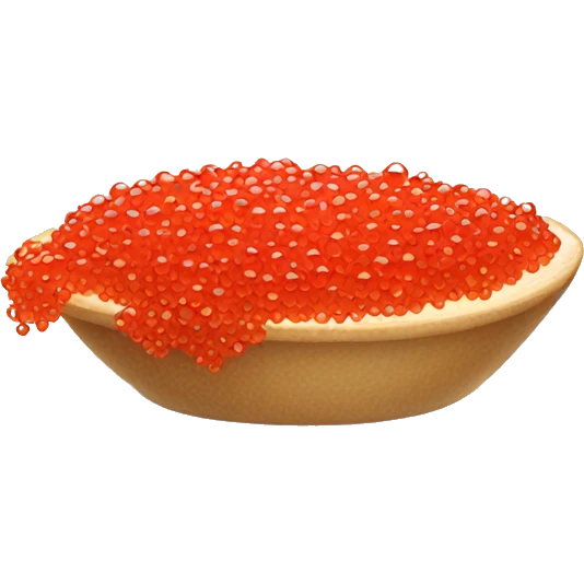 Red caviar  emoji