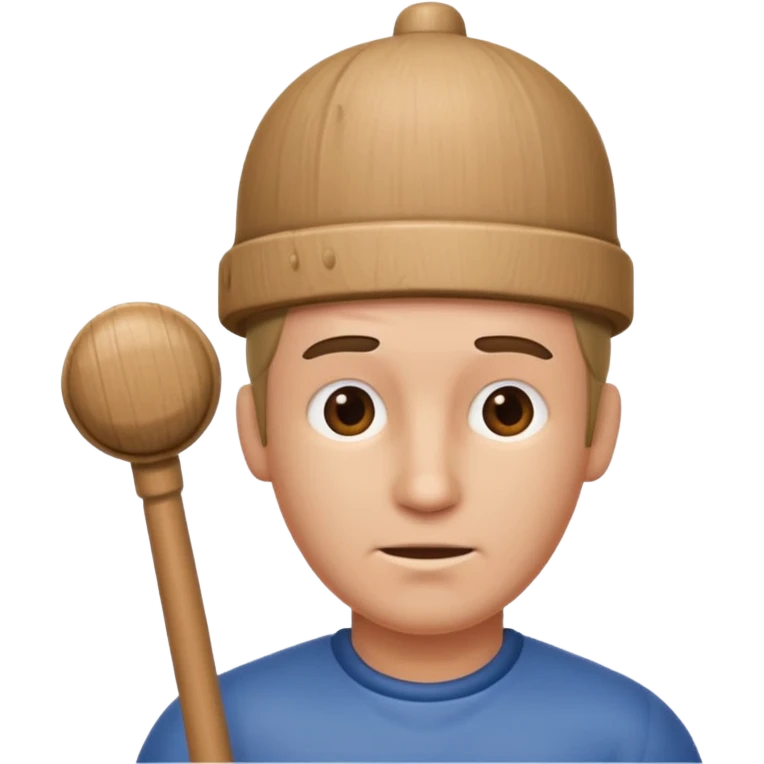 Put a plunger on his head emoji