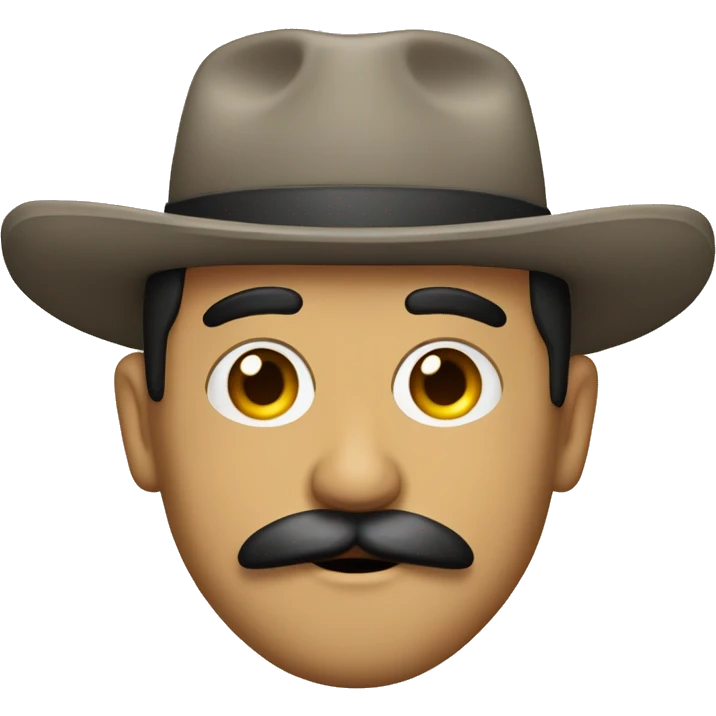 un mexicano con bigoteUn mexicano con bigote emoji