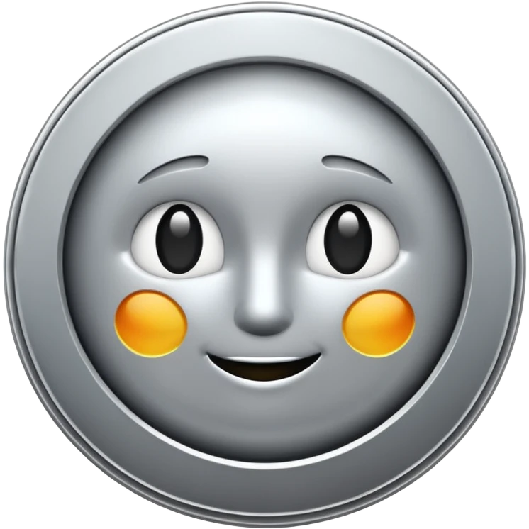 silver coin emoji
