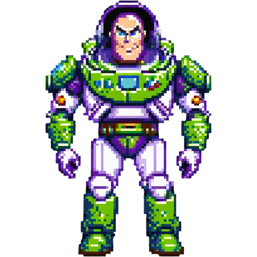 anti Buzz Lightyear, evil space ranger, dark version emoji