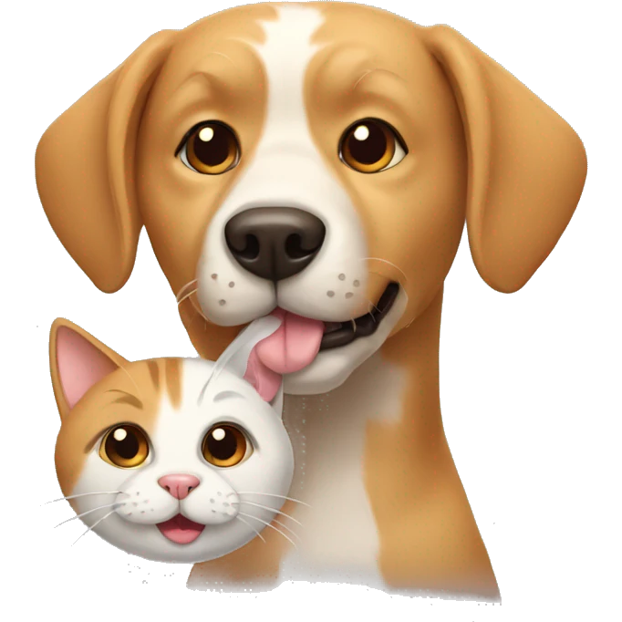Dog and cat emoji