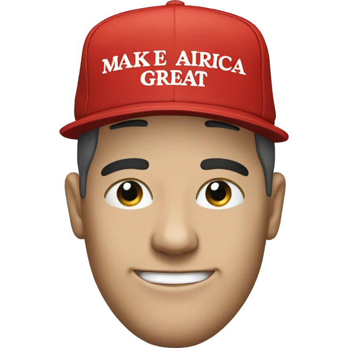 Make America great again hat emoji