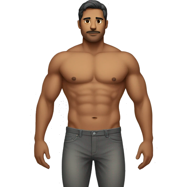 Masculine Abdomen emoji