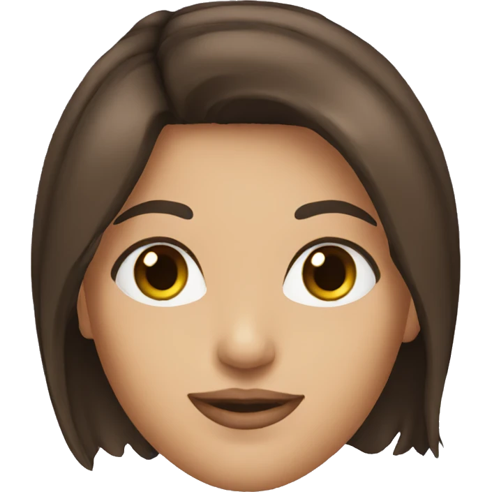 brunette emoji