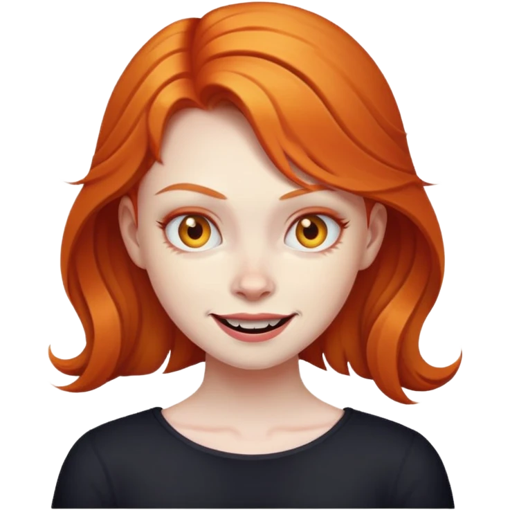 Evil ginger girl  emoji