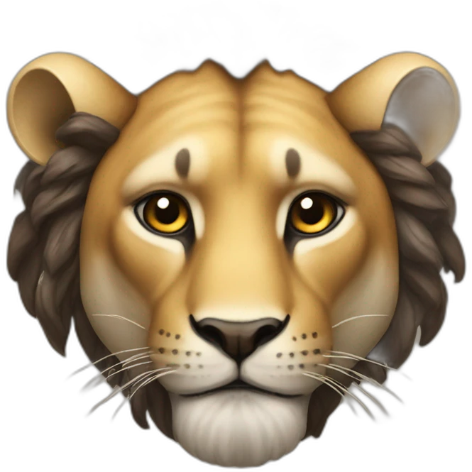 Leo with scorpion on head emoji