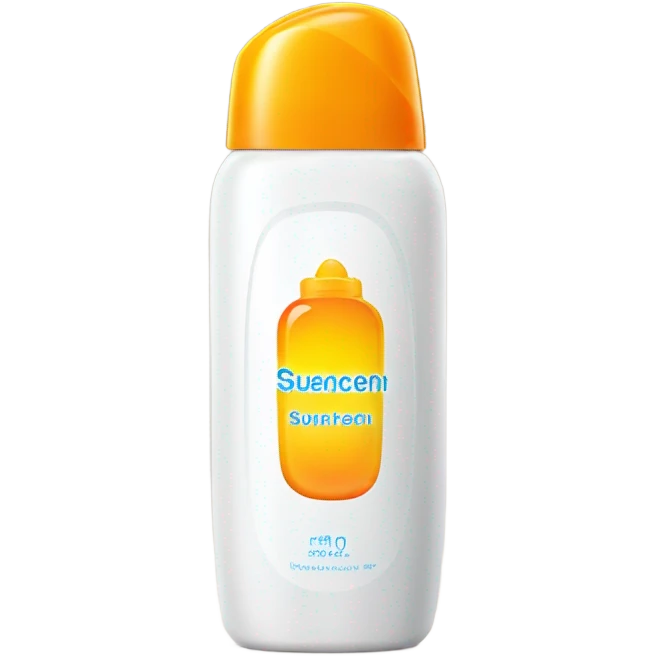 Sunscreen emoji