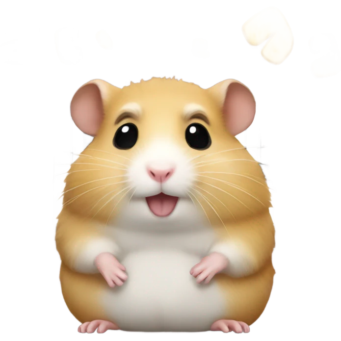 hamster on a piano emoji